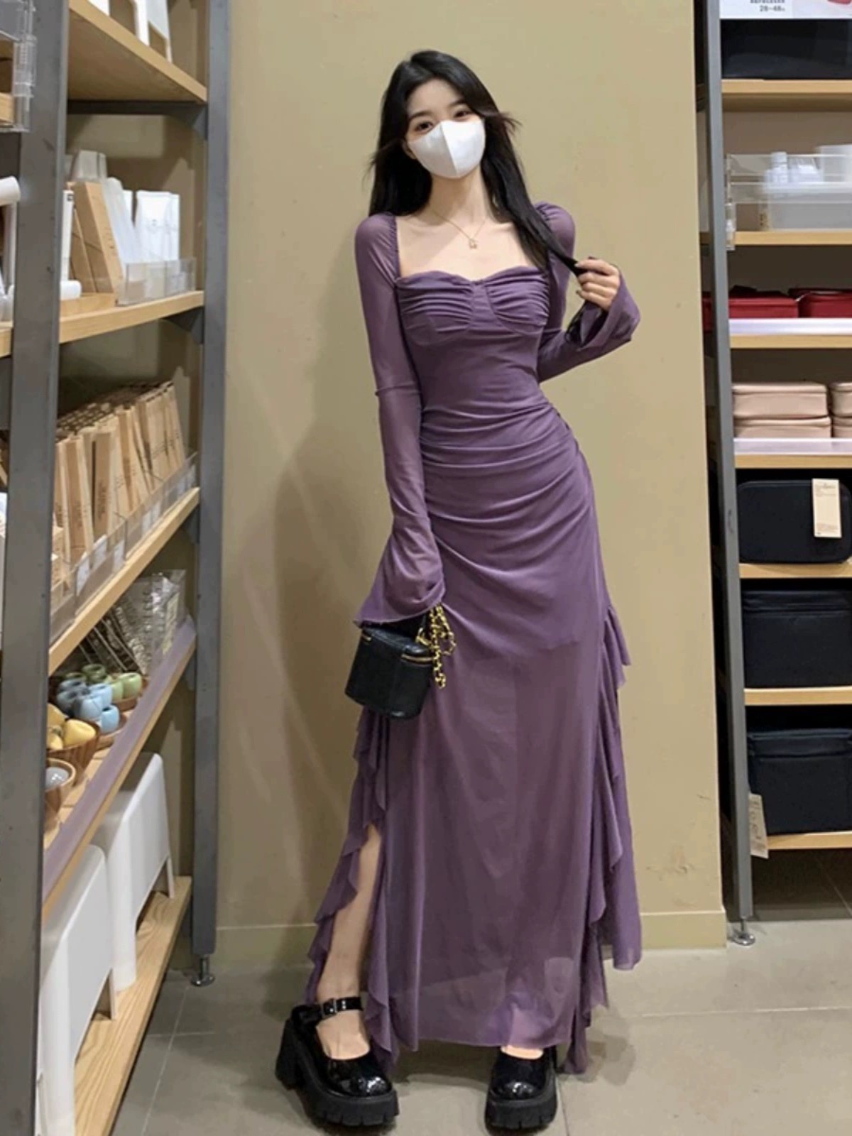 Lasting love ruffle dress CD902 images